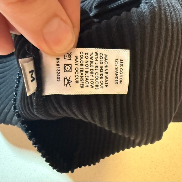 Cotton Citizen Ibiza Dress Black Long Sleeve Sweater Dress - Picture 7 of 8